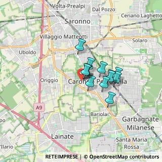 Mappa Vicolo del Pozzo, 21042 Caronno Pertusella VA, Italia (1.04923)