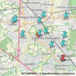 Mappa Vicolo del Pozzo, 21042 Caronno Pertusella VA, Italia (2.44692)