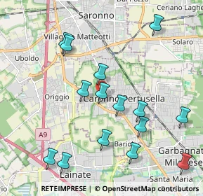 Mappa Vicolo del Pozzo, 21042 Caronno Pertusella VA, Italia (2.176)