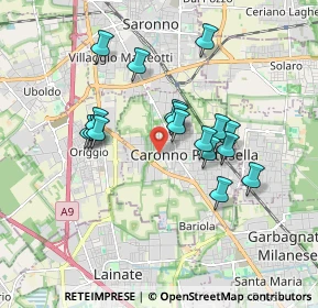 Mappa Vicolo del Pozzo, 21042 Caronno Pertusella VA, Italia (1.53765)