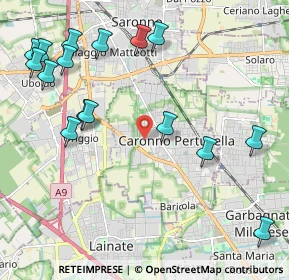 Mappa Vicolo del Pozzo, 21042 Caronno Pertusella VA, Italia (2.5625)
