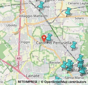 Mappa Vicolo del Pozzo, 21042 Caronno Pertusella VA, Italia (3.35118)