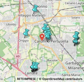 Mappa Vicolo del Pozzo, 21042 Caronno Pertusella VA, Italia (2.2655)