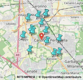 Mappa Vicolo del Pozzo, 21042 Caronno Pertusella VA, Italia (1.57857)