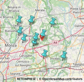 Mappa Via Crocefisso, 20876 Ornago MB, Italia (6.20091)