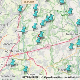 Mappa Via Crocefisso, 20876 Ornago MB, Italia (5.947)
