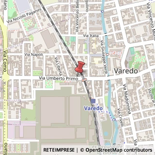 Mappa Via Umberto I, 61, 20814 Varedo, Monza e Brianza (Lombardia)