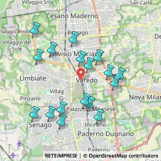 Mappa Via Umberto, 20814 Varedo MB, Italia (2.02118)