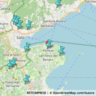 Mappa Via Martiri della Patria, 25010 San Felice del Benaco BS, Italia (2.84636)