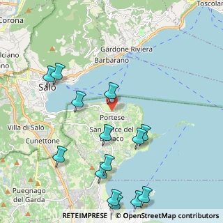 Mappa Via Martiri della Patria, 25010 San Felice del Benaco BS, Italia (2.55571)