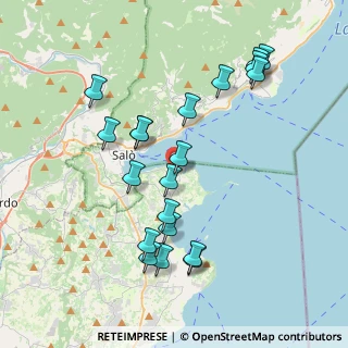 Mappa Via Martiri della Patria, 25010 San Felice del Benaco BS, Italia (3.9415)