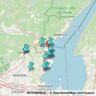 Mappa Via Martiri della Patria, 25010 San Felice del Benaco BS, Italia (5.69846)
