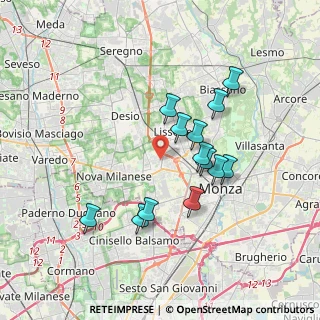Mappa Via Giuseppe Verdi, 20835 Muggiò MB, Italia (3.20077)