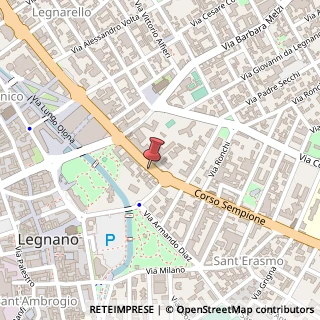 Mappa Via Sempione, 131, 20025 Legnano, Milano (Lombardia)
