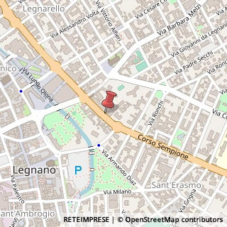 Mappa Via Sempione, 96, 20025 Legnano, Milano (Lombardia)