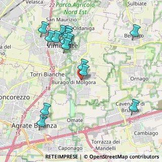 Mappa Largo E. Toti, 20875 Burago di Molgora MB, Italia (2.235)