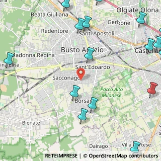 Mappa Via Baraggioli, 21052 Busto Arsizio VA, Italia (3.5975)