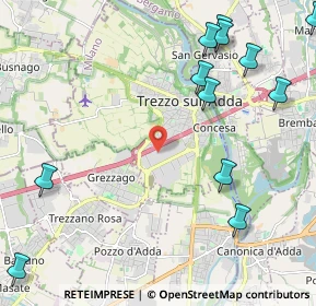 Mappa Via Alessandro Manzoni, 20056 Grezzago MI, Italia (2.86917)