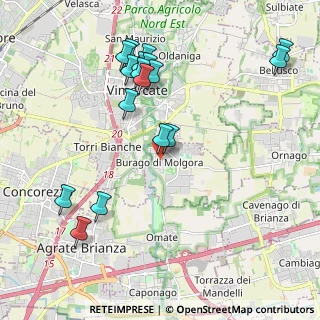 Mappa Piazza Don Decio, 20875 Burago di Molgora MB, Italia (2.22)