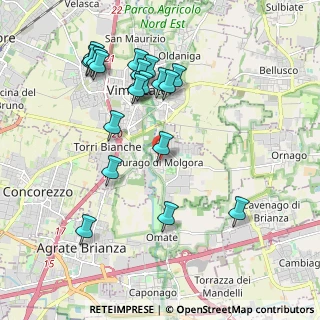 Mappa Piazza Don Decio, 20875 Burago di Molgora MB, Italia (2.0785)