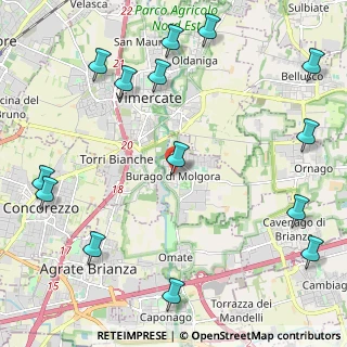 Mappa Piazza Don Decio, 20875 Burago di Molgora MB, Italia (2.93643)