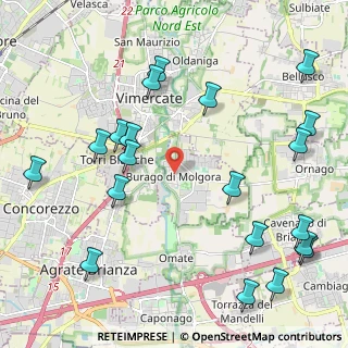 Mappa Piazza Don Decio, 20875 Burago di Molgora MB, Italia (2.6915)