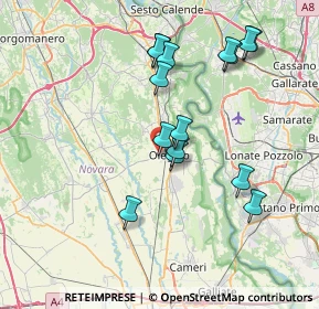 Mappa Via Stola, 28047 Oleggio NO, Italia (7.18467)