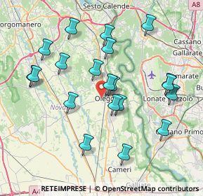 Mappa Via Stola, 28047 Oleggio NO, Italia (7.6845)