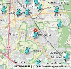 Mappa Piazza Aldo Moro, 21042 Caronno Pertusella VA, Italia (2.93933)
