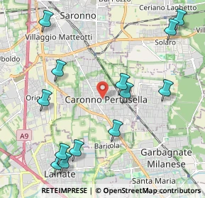 Mappa Piazza Aldo Moro, 21042 Caronno Pertusella VA, Italia (2.48846)