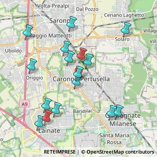 Mappa Piazza Aldo Moro, 21042 Caronno Pertusella VA, Italia (2.17063)