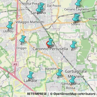 Mappa Piazza Aldo Moro, 21042 Caronno Pertusella VA, Italia (2.95417)