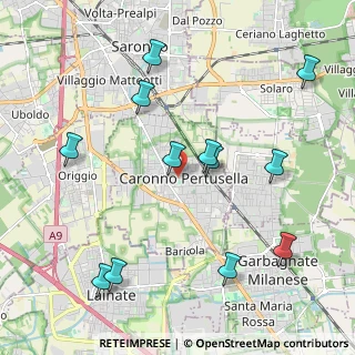 Mappa Piazza Aldo Moro, 21042 Caronno Pertusella VA, Italia (2.285)