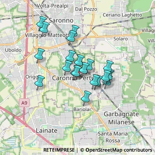 Mappa Piazza Aldo Moro, 21042 Caronno Pertusella VA, Italia (1.418)
