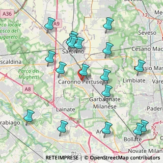 Mappa Piazza Aldo Moro, 21042 Caronno Pertusella VA, Italia (4.62667)