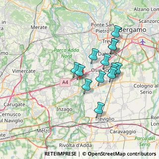 Mappa Via per Vaprio, 20056 Trezzo sull'Adda MI, Italia (5.93846)