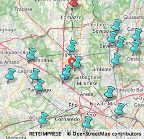 Mappa Via San Pietro, 21042 Caronno Pertusella VA, Italia (9.8)