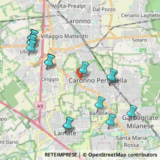 Mappa Via San Pietro, 21042 Caronno Pertusella VA, Italia (2.48533)