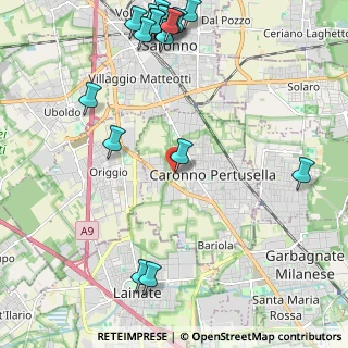 Mappa Via San Pietro, 21042 Caronno Pertusella VA, Italia (2.987)