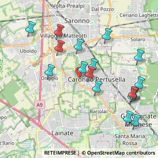 Mappa Via San Pietro, 21042 Caronno Pertusella VA, Italia (2.29118)