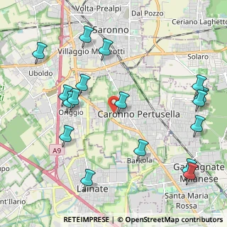 Mappa Via San Pietro, 21042 Caronno Pertusella VA, Italia (2.51647)