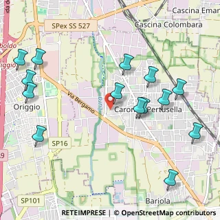 Mappa Via San Pietro, 21042 Caronno Pertusella VA, Italia (1.23714)