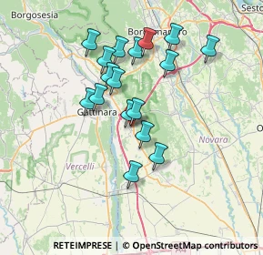 Mappa P.za Antonelli, 28074 Ghemme NO, Italia (6.18353)