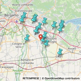 Mappa Via Bergamo, 24050 Palosco BG, Italia (6.68176)