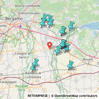 Mappa Via Bergamo, 24050 Palosco BG, Italia (6.94067)