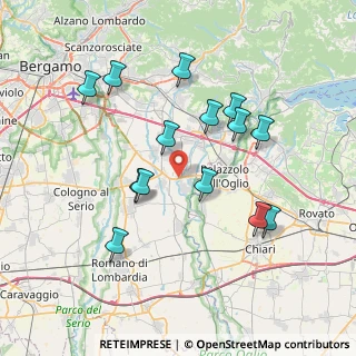 Mappa Via Bergamo, 24050 Palosco BG, Italia (7.23786)