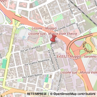 Mappa Via Gabriele D'Annunzio, 8, 20835 Muggiò, Monza e Brianza (Lombardia)