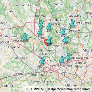 Mappa Via Toce, 20020 Cesate MI, Italia (6.39333)