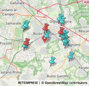 Mappa Via Carlo Armellini, 21052 Busto Arsizio VA, Italia (3.432)