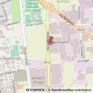 Mappa Via Saronnino, 27, 21040 Origgio, Varese (Lombardia)